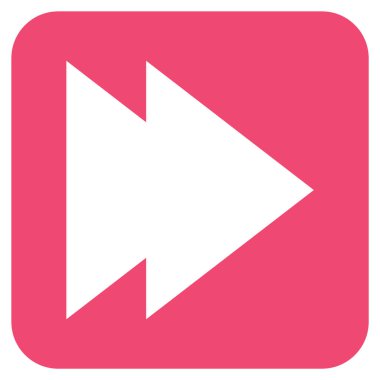 Vektör simgesi doğru düz kare taşı