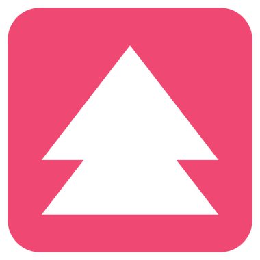 Düz kare vektör simge taşı