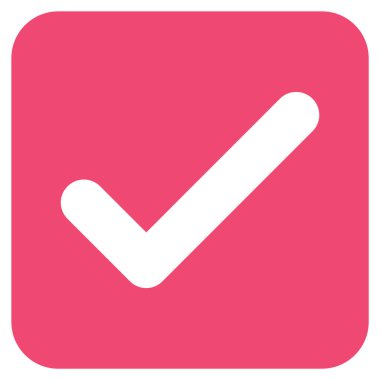 Tamam düz kare vektör simgesi