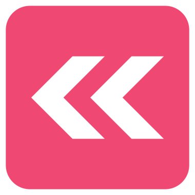 Sol düz kare vektör simge vardiya