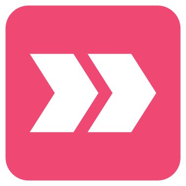 ÜST KRKT değil düz vektör simgesi kare