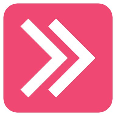 ÜST KRKT değil düz vektör simgesi kare