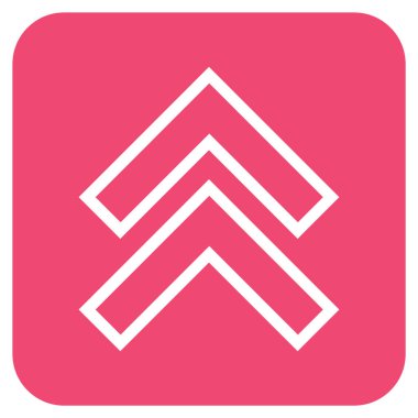 Düz kare vektör simge kayması