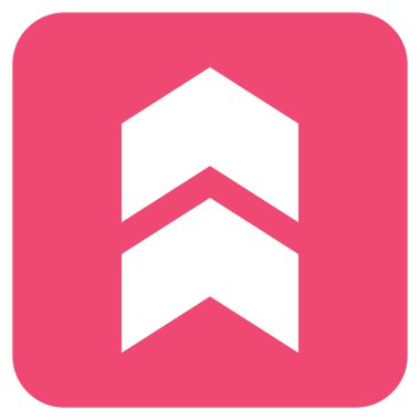 Düz kare vektör simge kayması