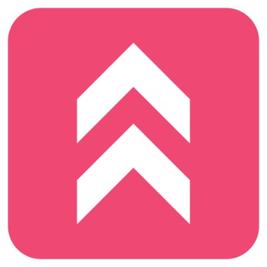 Düz kare vektör simge kayması