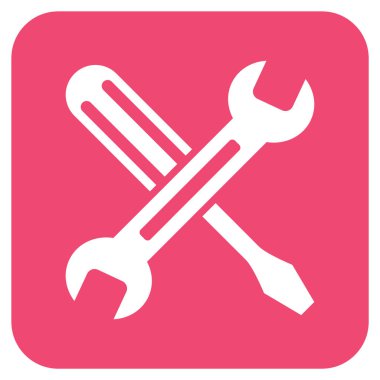 Düz kare vektör simge ayarlama