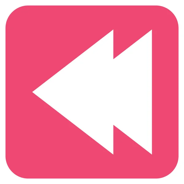 Mover izquierda plana cuadrada Vector icono — Vector de stock