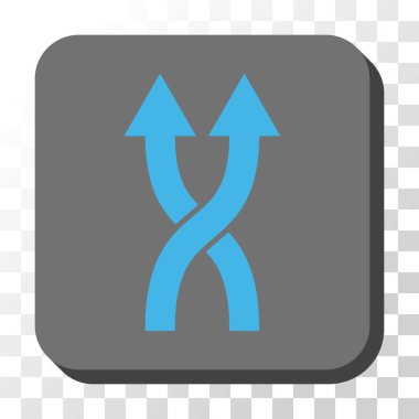 Yuvarlatılmış Kare vektör düğmesini yukarı okları shuffle