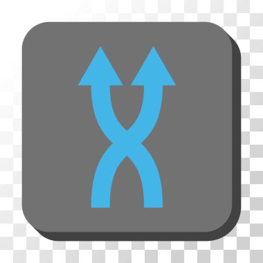 Yuvarlatılmış Kare vektör düğmesini yukarı okları shuffle