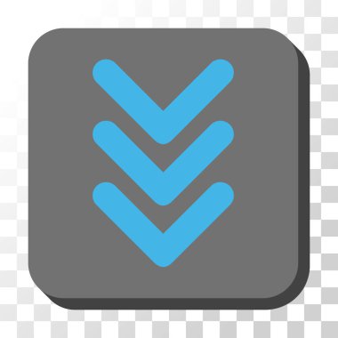 Yuvarlatılmış Kare vektör düğmesini aşağı çift ok ucu