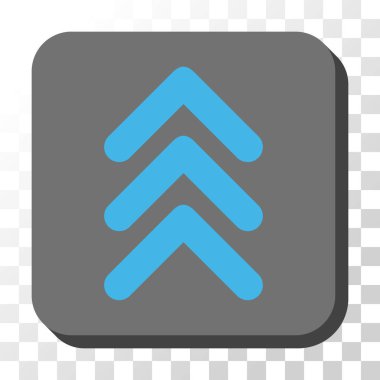 Yuvarlatılmış Kare vektör düğmesini yukarı çift ok ucu