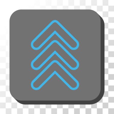 İşaretçiyi yuvarlatılmış kare vektör düğmesini yukarı üçlü