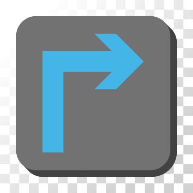 Doğru yuvarlatılmış kare vektör düğmesini kapatma