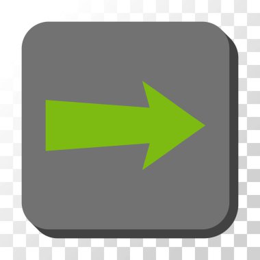 Kare vektör düğme ok sağ yuvarlak