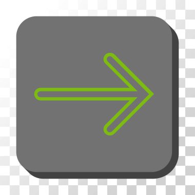 Kare vektör düğme ok sağ yuvarlak