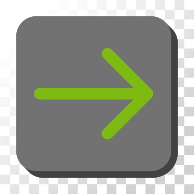 Kare vektör düğme ok sağ yuvarlak