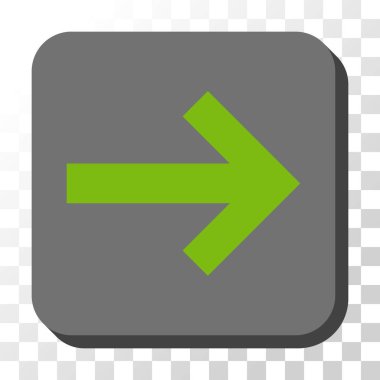 Kare vektör düğme ok sağ yuvarlak