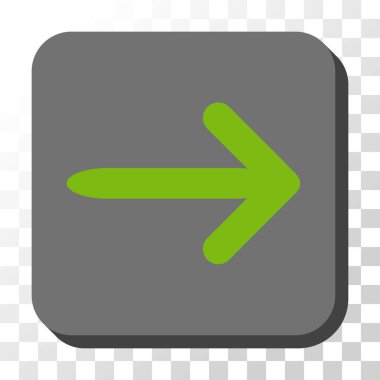 Kare vektör düğme ok sağ yuvarlak