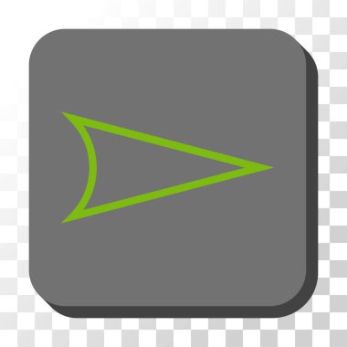 Kare vektör düğme ok ucu sağ yuvarlak