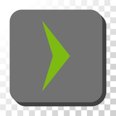 Kare vektör düğme ok ucu sağ yuvarlak