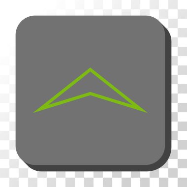 Yuvarlatılmış Kare vektör düğmesini yukarı ok ucu