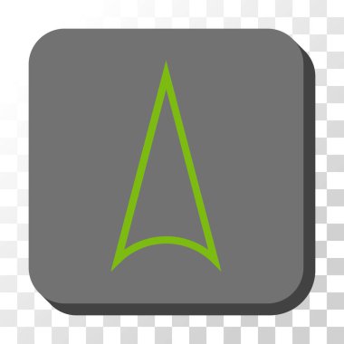 Yuvarlatılmış Kare vektör düğmesini yukarı ok ucu