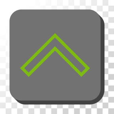 Yuvarlatılmış Kare vektör düğmesini yukarı ok ucu