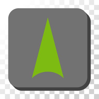 Yuvarlatılmış Kare vektör düğmesini yukarı ok ucu