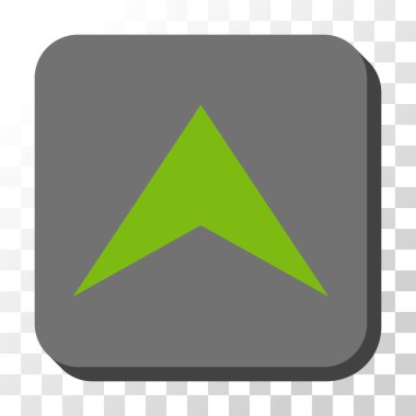 Yuvarlatılmış Kare vektör düğmesini yukarı ok ucu