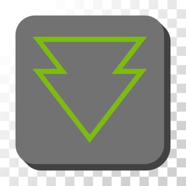 Yuvarlatılmış Kare vektör düğmesini aşağı yön