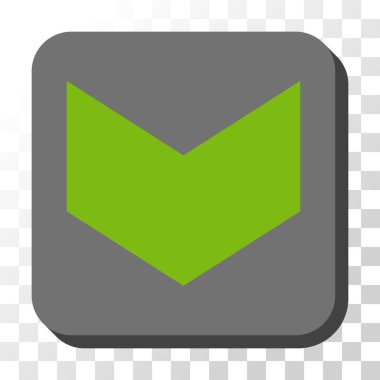 Yuvarlatılmış Kare vektör düğmesini aşağı yön