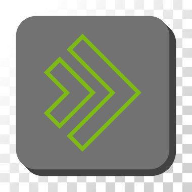 Kare vektör düğmesini yön sağ yuvarlak