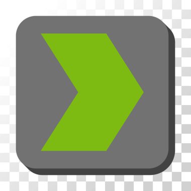 Kare vektör düğmesini yön sağ yuvarlak