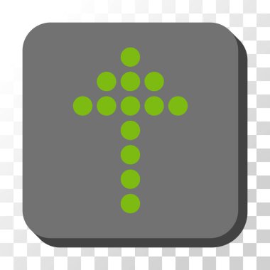 Yuvarlatılmış Kare vektör düğmesini yukarı noktalı ok