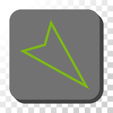 İşaretçiyi yuvarlatılmış kare vektör düğmesini basılı