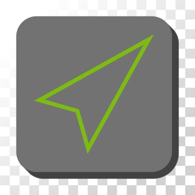 İşaretçi şu kadar kare vektör düğmesini yuvarlak