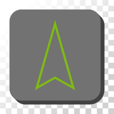 İşaretçiyi yuvarlatılmış kare vektör düğmesini yukarı