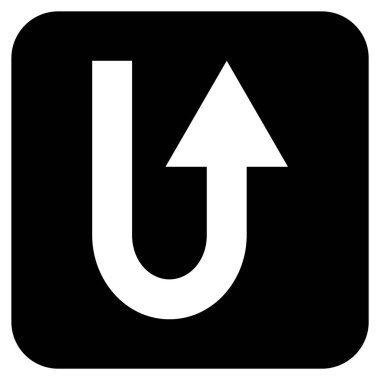 İleri düz kare vektör simge açmak