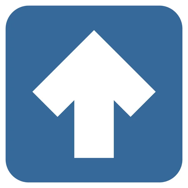 Pijl-omhoog of platte winkelhaak Vector Icon — Stockvector