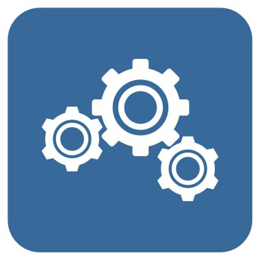 Vites düz kare vektör simgesi