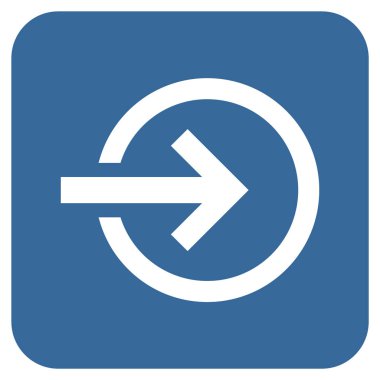 Alma düz kare vektör simgesi