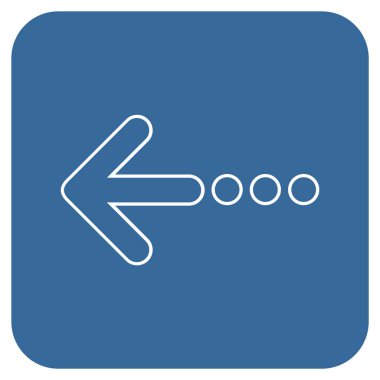 Vektör simge sol düz kare göndermek