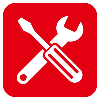 Seçenekleri düz kare vektör simgesi