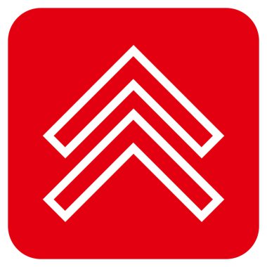 Düz kare vektör simge kayması