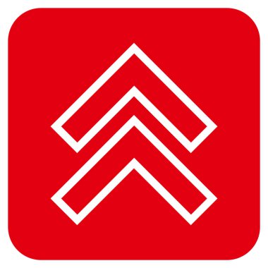 Düz kare vektör simge kayması