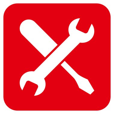 Düz kare vektör simge ayarlama