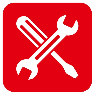 Düz kare vektör simge ayarlama