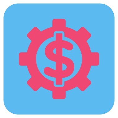 Mali seçenekleri düz kare vektör simgesi