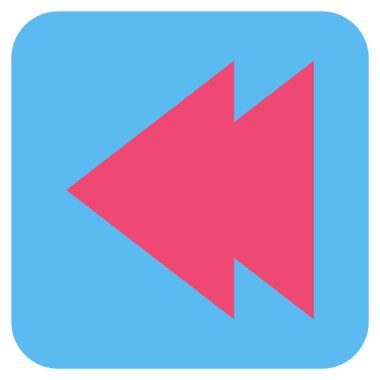 Vektör simge sol düz kare taşı