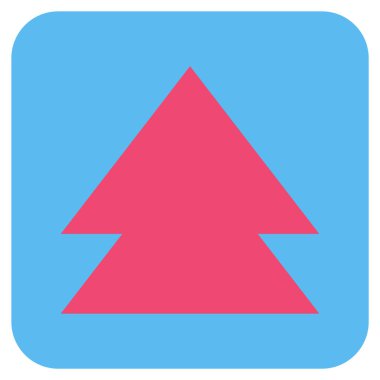 Düz kare vektör simge taşı